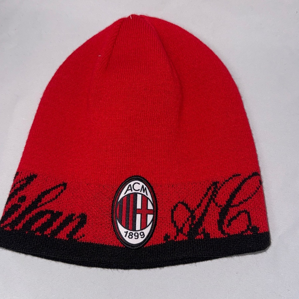 AC Milan Red and Black Beanie